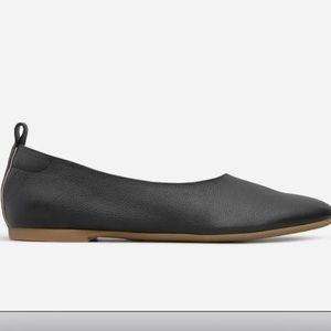Everlane day glove flat shoe, size 10 Black
